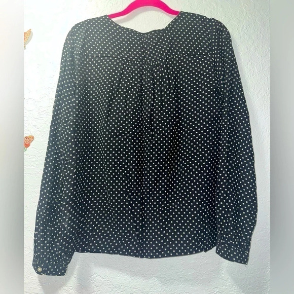 Women's Gap Long Sleeve Blouse w/ Star Design - Picture 4 of 9